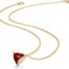 trinity healing stones necklaces leroy triangle sterling silver gemstone pendant