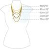 women's 9 ct gold 1.4 mm diamond cut curb chain necklace