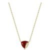trinity healing stones necklaces leroy triangle sterling silver gemstone pendant