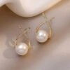 Criss Cross pattern Daily wear Stud Earrings for women Zircon Alloy Stud Earring na korean diamond cross pearl stud earrings 2 pcs set exotique original imagq8gguduzzkdd