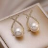 Criss Cross pattern Daily wear Stud Earrings for women Zircon Alloy Stud Earring na rcc05 exotique original imagsv57qkktyyft