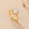 Gold Plating Brass Zircon Crown Ultra-Shiny Ring image 2026 08 14t190118.306